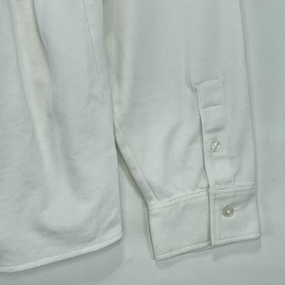 Steve & Barrys Mens XXL Shirt Cotton Blend Button Down White Office Work - Picture 14 of 16